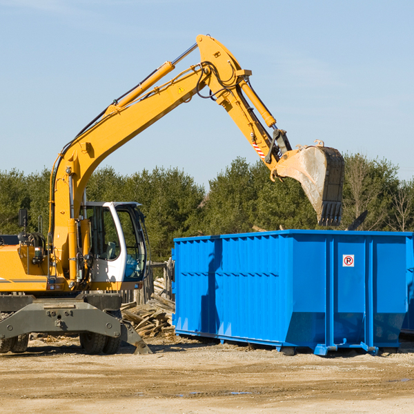 are there any restrictions on where a residential dumpster can be placed in Eustis FL